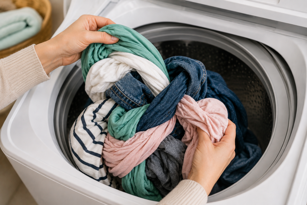 máy giặt cửa trước và cửa trên